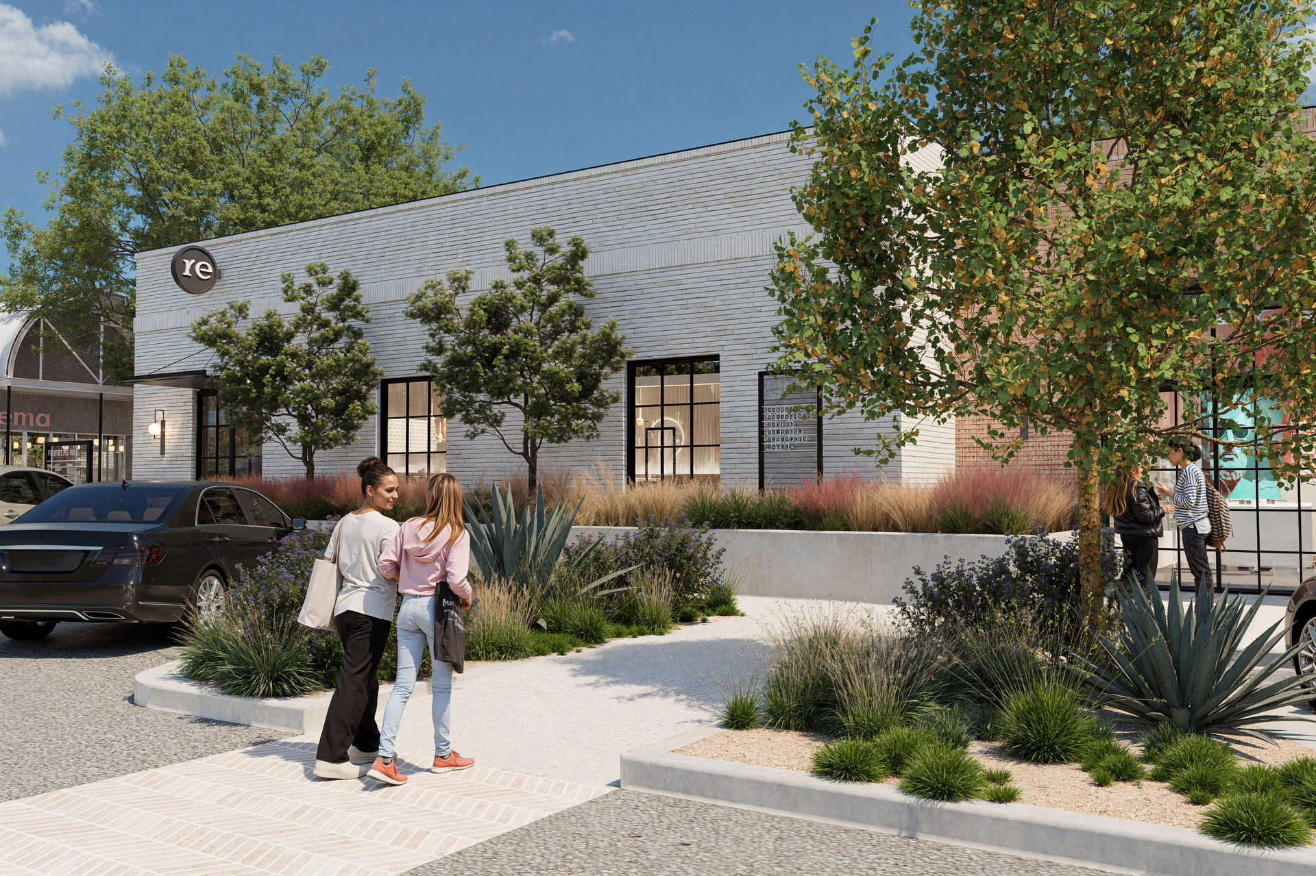 Contemporary storefront